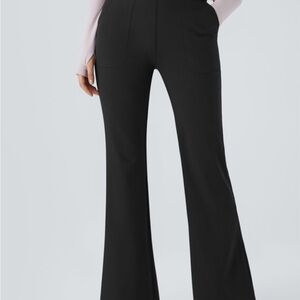 HALARA NWT Elegant Black Women's Flared Pants